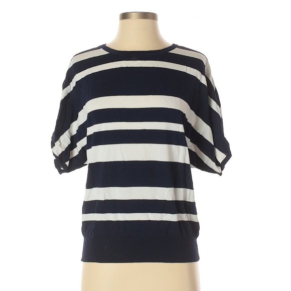 Striped 3/4 sleeve sweater - Picture 1 of 2